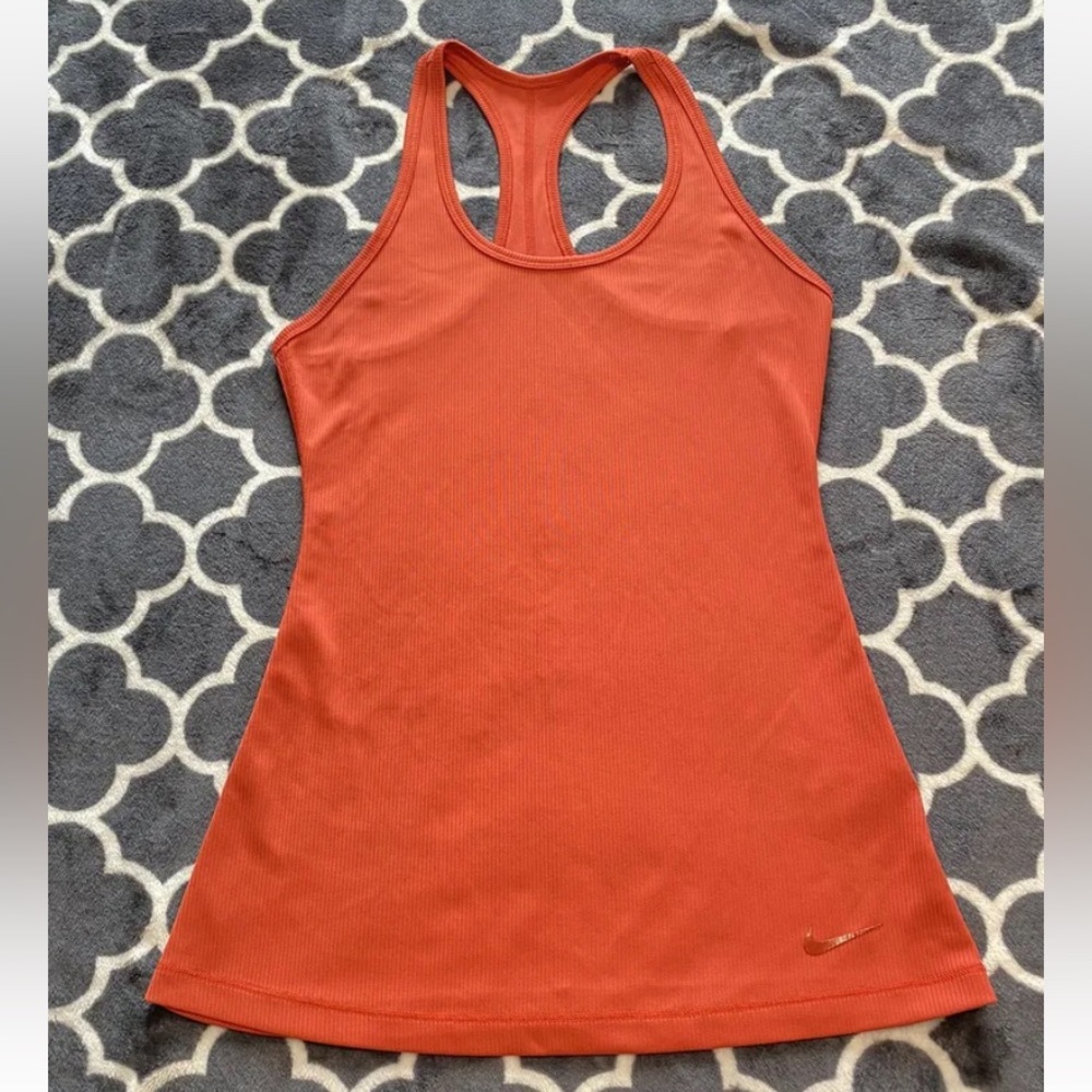 Nike Dry-fit Women’s Tank Top Orange Size S